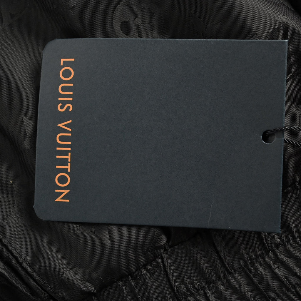 Louis Vuitton Tonal Monogram Reversible Knit Jacket - Black