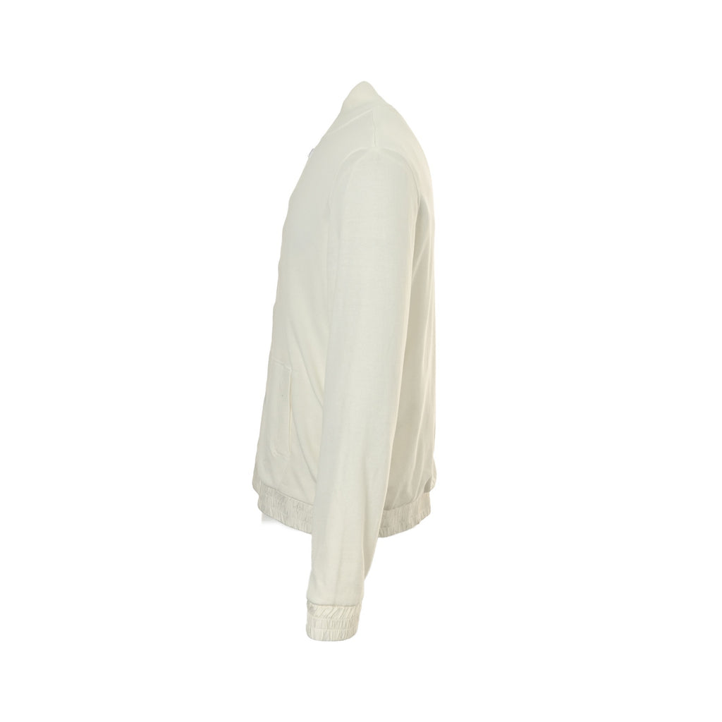 Louis Vuitton Tonal Monogram Reversible Knit Jacket - Ivory