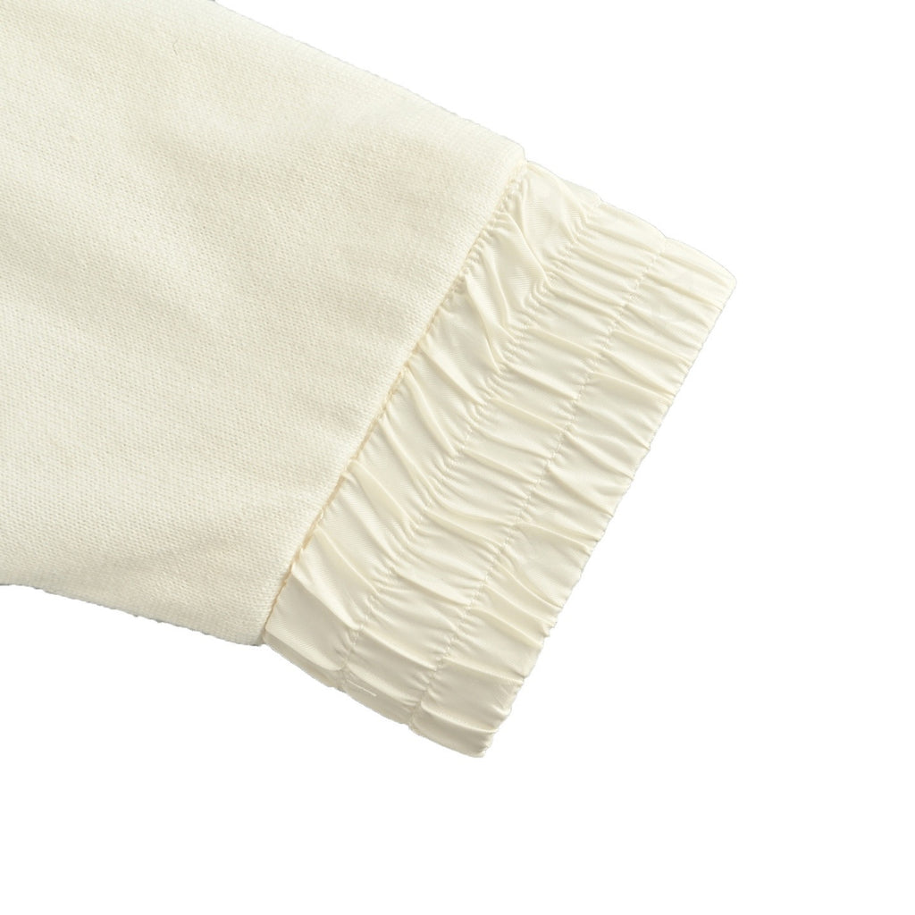 Louis Vuitton Tonal Monogram Reversible Knit Jacket - Ivory