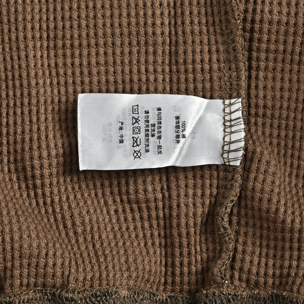 Supreme Leopard Waffle-Knit Zip-Up Hooded Jacket