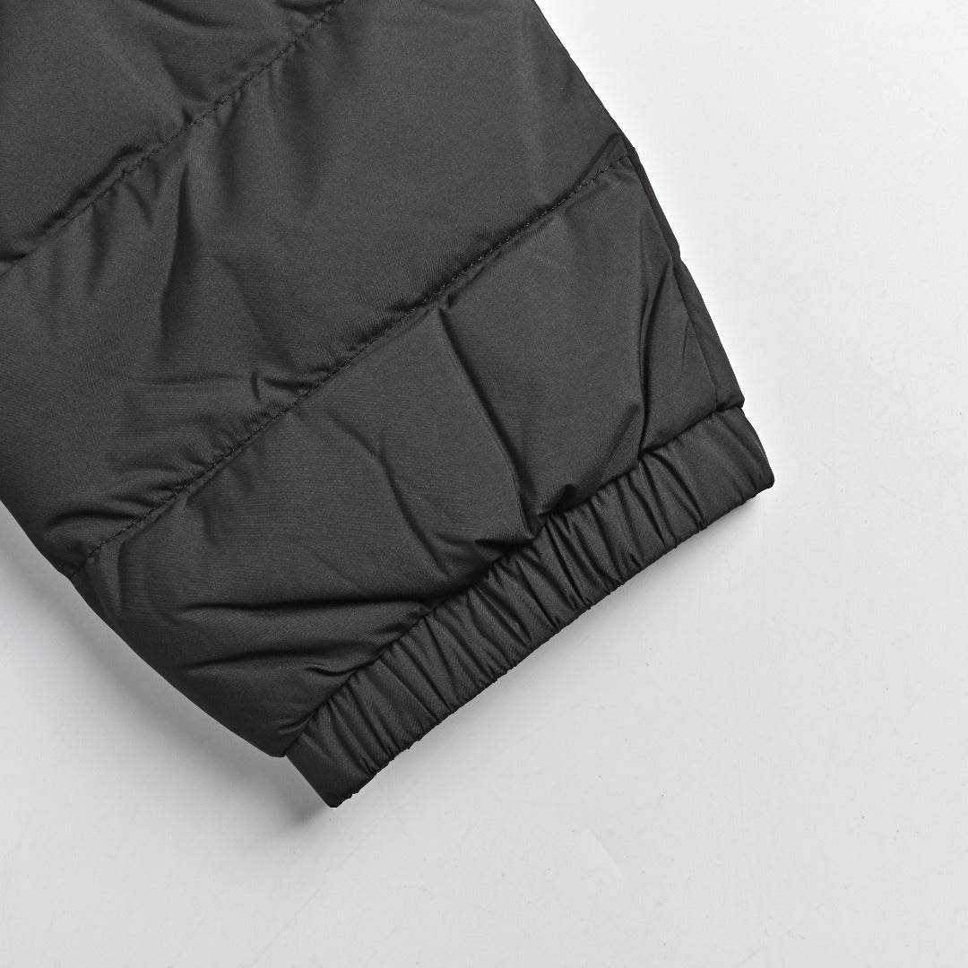 Moncler Quilted Hooded Down Jacket - Black