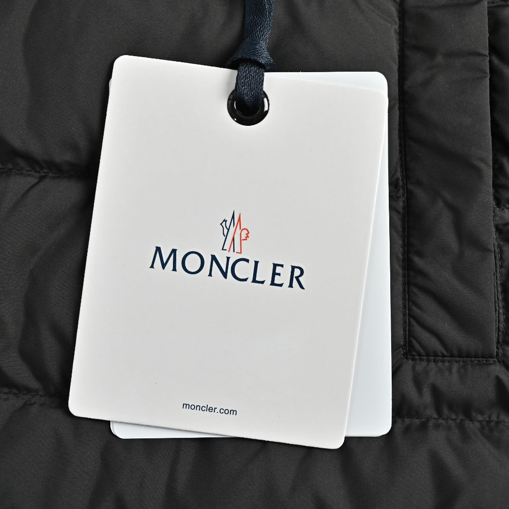 Moncler Quilted Hooded Down Jacket - Black