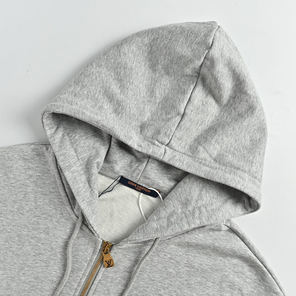 Louis Vuitton Sketch Monogram Zip-Up Hoodie - Light Gray