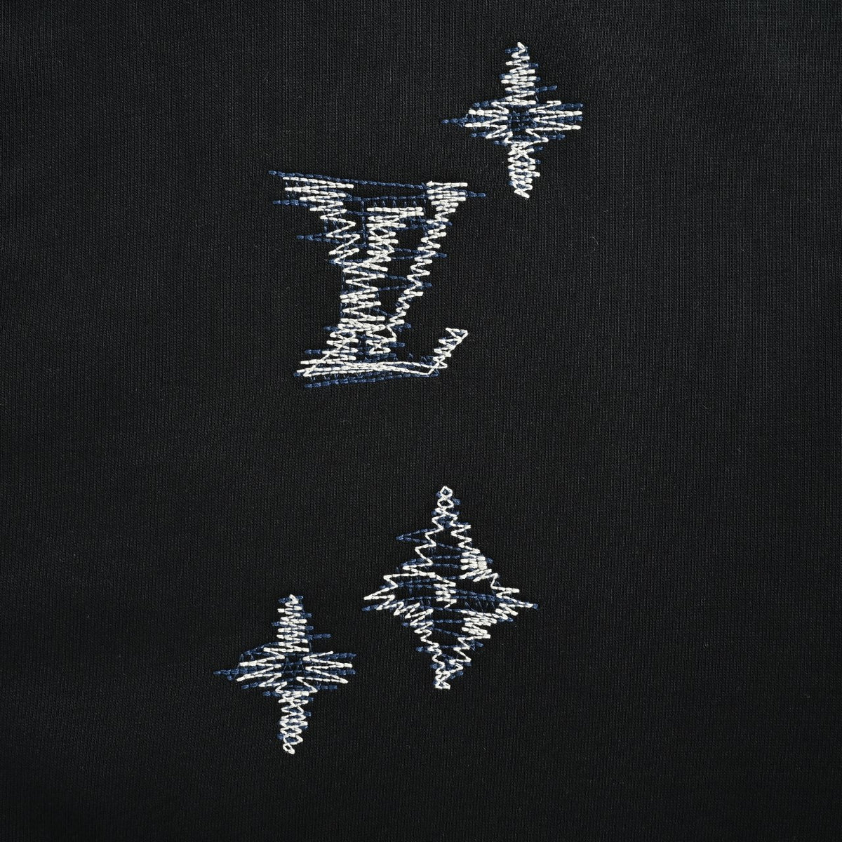 Louis Vuitton Sketch Monogram Zip-Up Hoodie - Black
