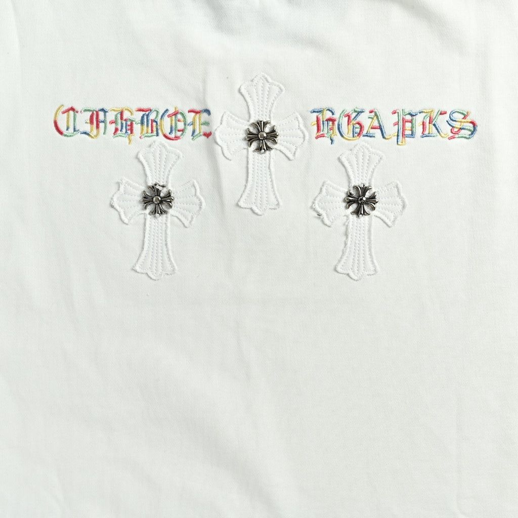 Chrome Hearts Script Crewneck Sweatshirt - White