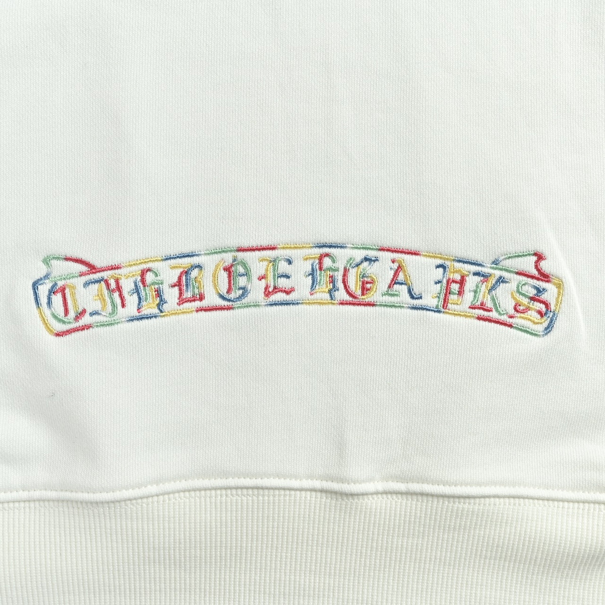 Chrome Hearts Script Crewneck Sweatshirt - White