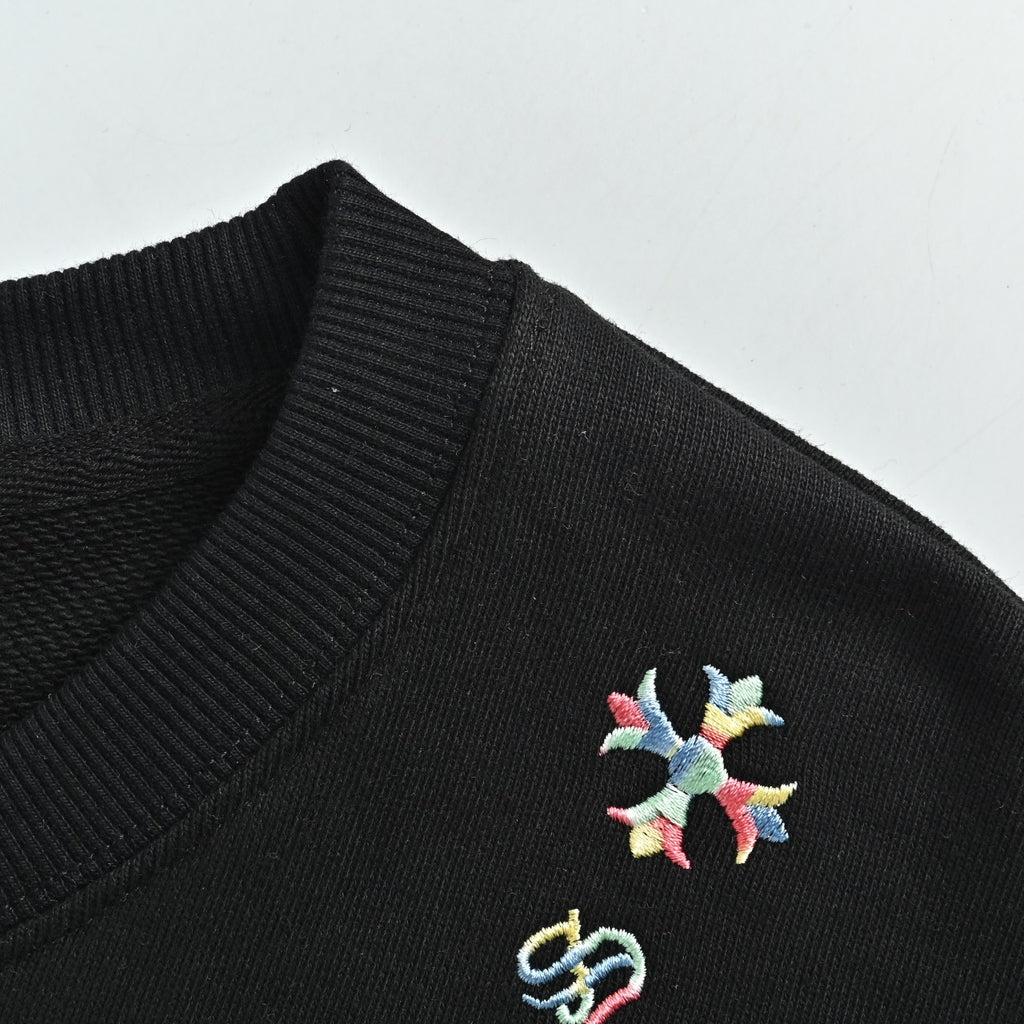 Chrome Hearts Script Crewneck Sweatshirt - Black