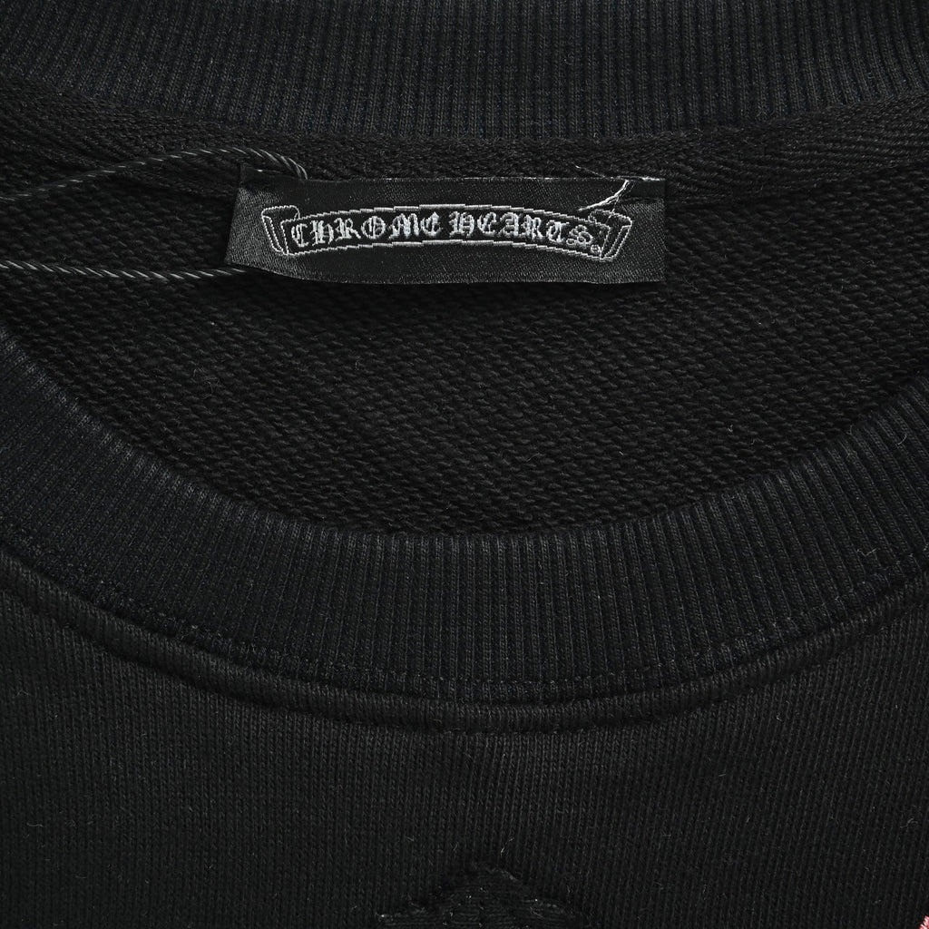 Chrome Hearts Script Crewneck Sweatshirt - Black