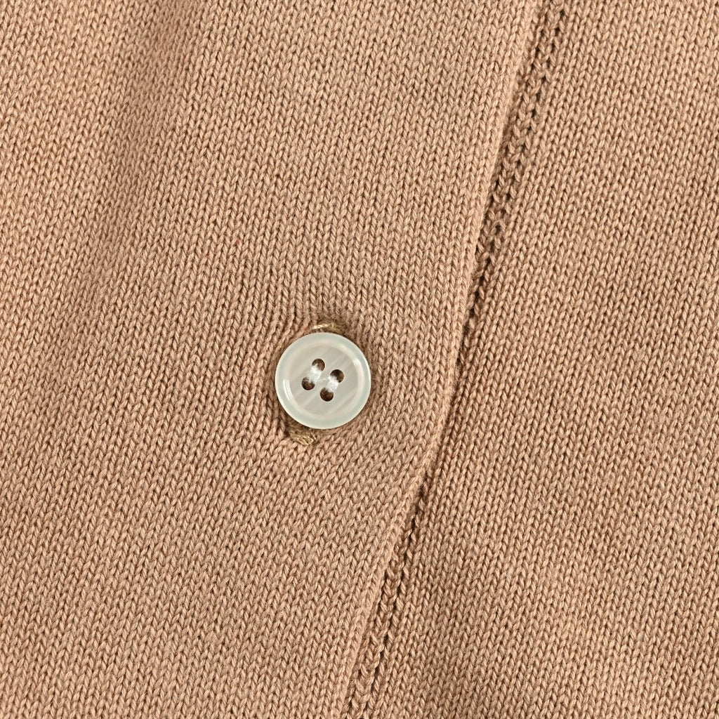 Ralph Lauren Polo Collar Knit Cardigan - Beige