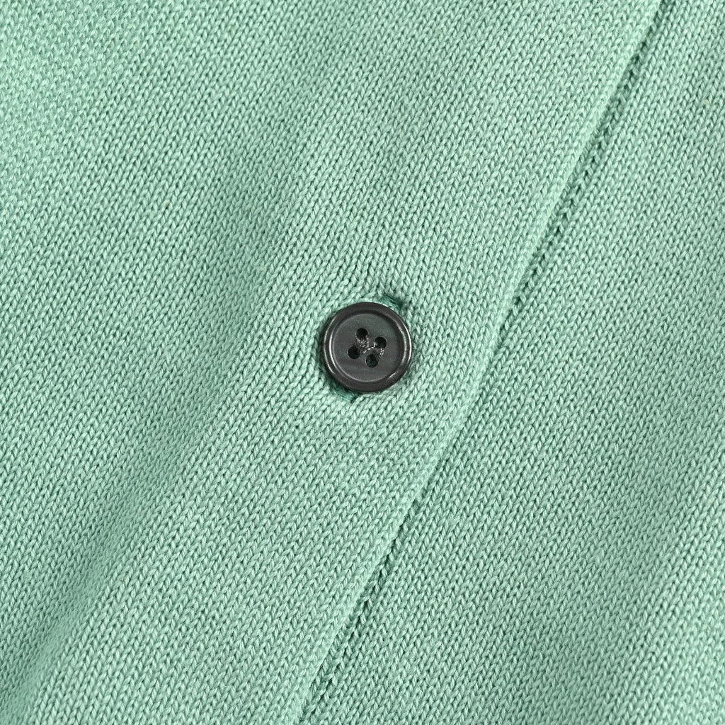 Ralph Lauren Polo Collar Knit Cardigan - Mint Green