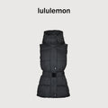 lululemon Women's Belted Hooded Down Vest - Black
