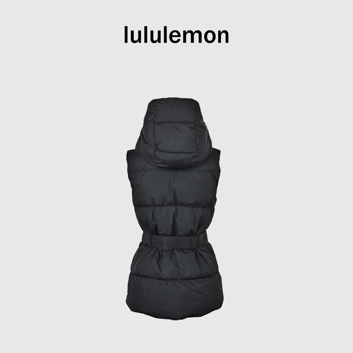 lululemon Women's Belted Hooded Down Vest - Black