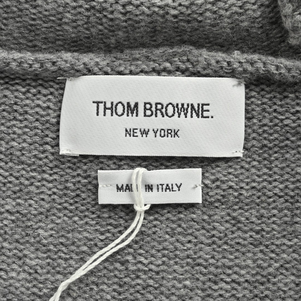 Thom Browne Dog Motif Wool Hooded Jacket - Gray