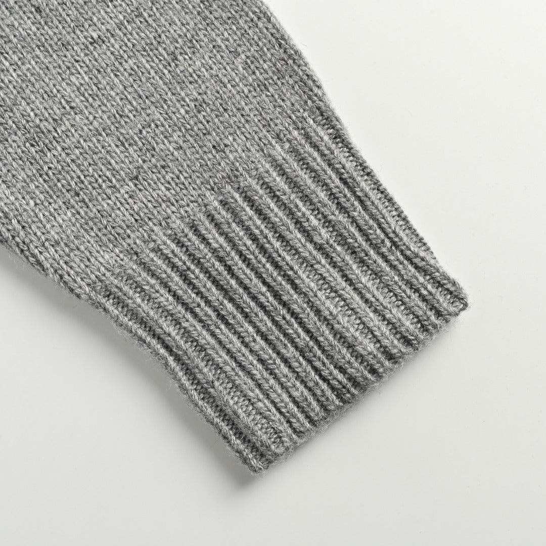 Thom Browne Dog Motif Wool Hooded Jacket - Gray