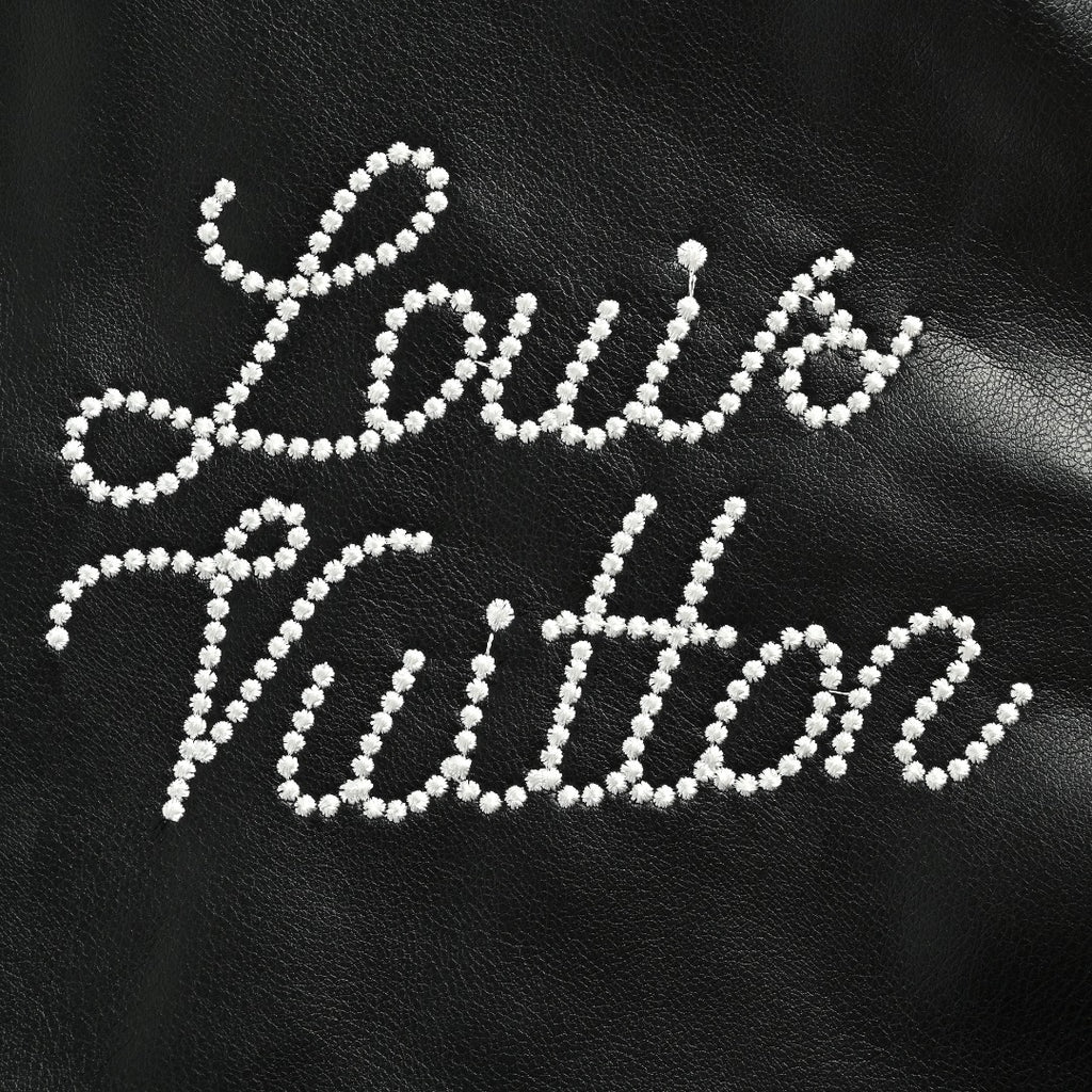 Louis Vuitton Mount Fuji Train Leather Jacket - Black