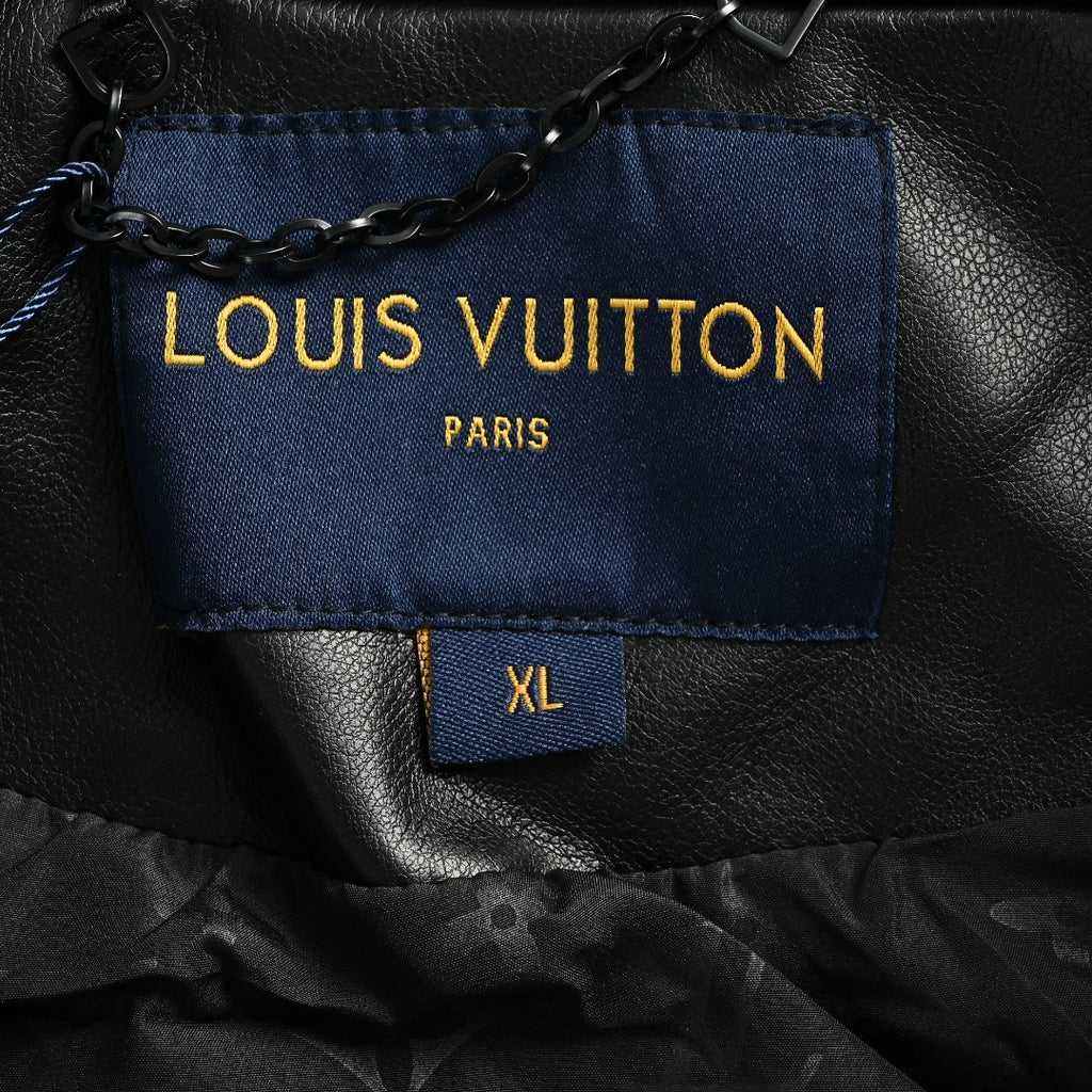 Louis Vuitton Mount Fuji Train Leather Jacket - Black