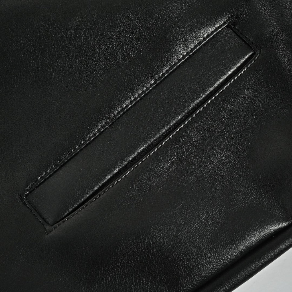 Louis Vuitton Mount Fuji Train Leather Jacket - Black