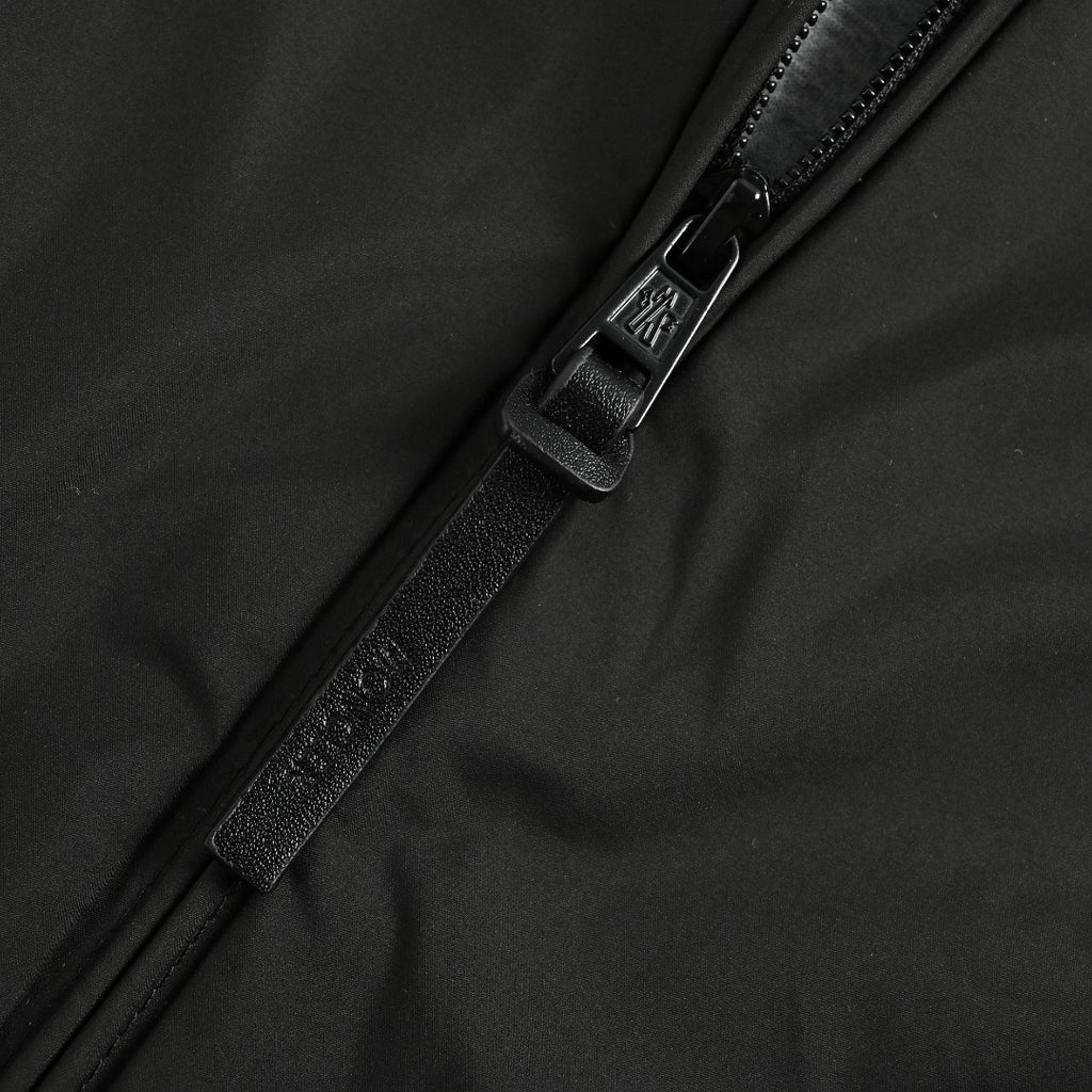 Moncler Sleeve-Patch Stand-Collar Jacket - Black